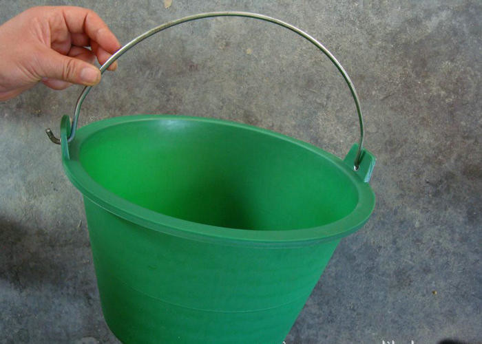 5 Gallonen-Metalldraht-Griff, Plastikeimerhenkel mit weißen Griffen