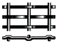 Antiedelstahl der korrosions-304L quetschverband Loch-harte Beanspruchung des Maschendraht-100 des Mikrometer-12.7mm 2